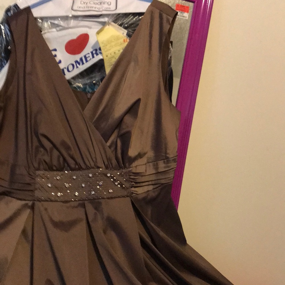Beautiful brown simmer dress